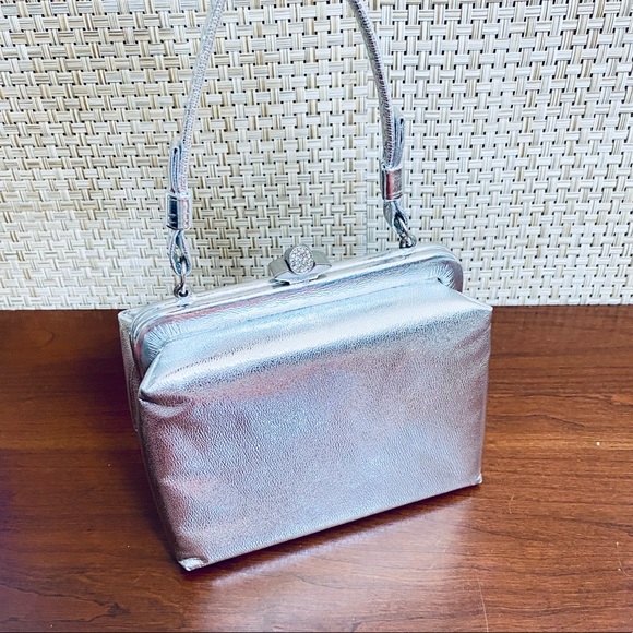 After Five Handbags - 🌟HP🌟VTG 1950s Silver Box Style Handbag After Five